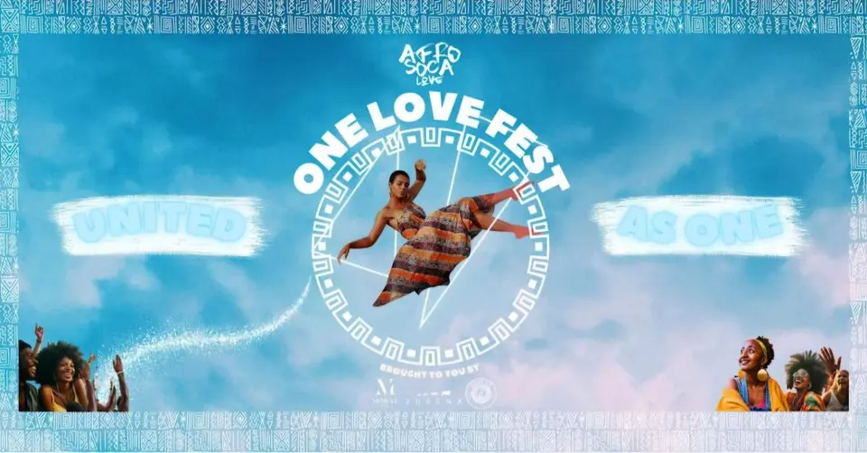 AfroSocaLove : One Love Festival flyer or graphic.