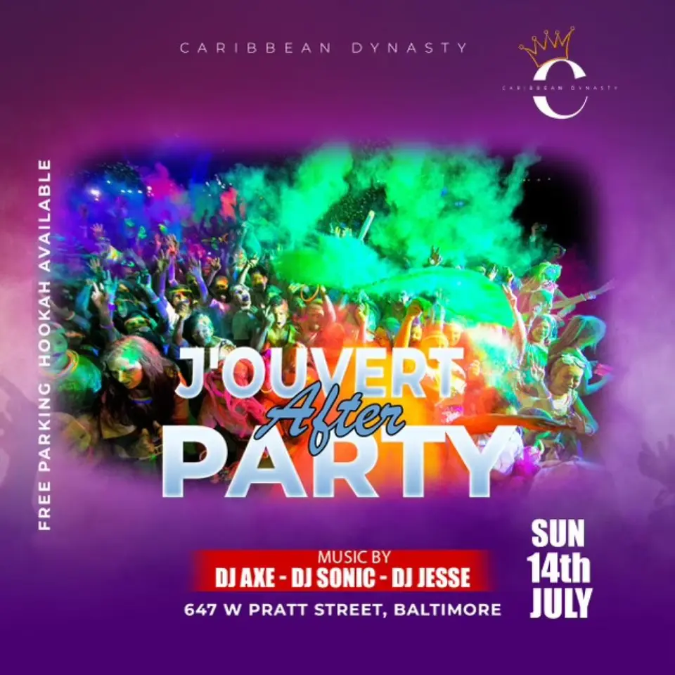 After D Road: Carnival Saturday flyer or graphic.