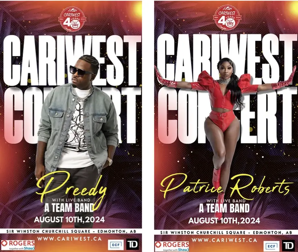 Cariwest Concert flyer or graphic.