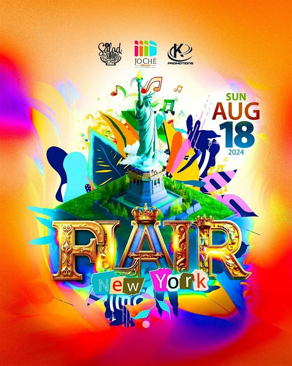 Flair NYC flyer or graphic.