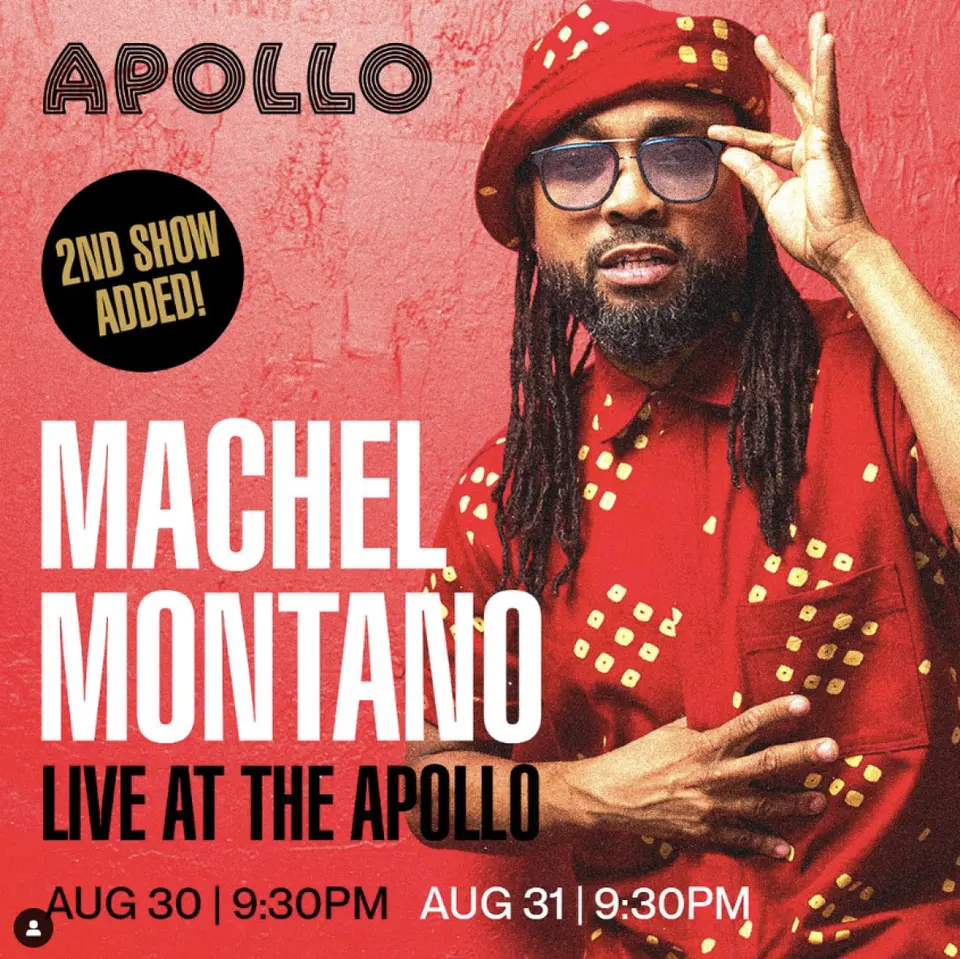 Machel Montano: Live at The Apollo flyer or graphic.