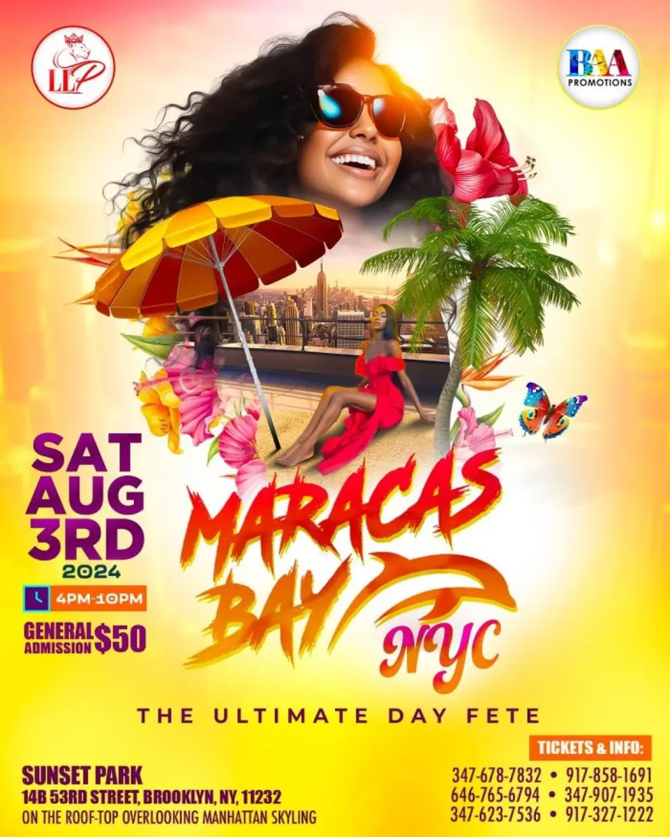 Maracas Bay flyer or graphic.