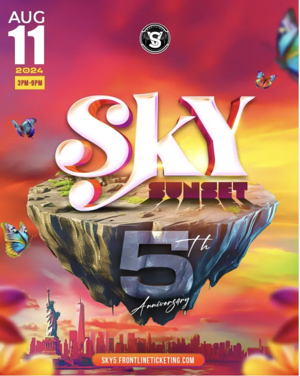 Sky flyer or graphic.