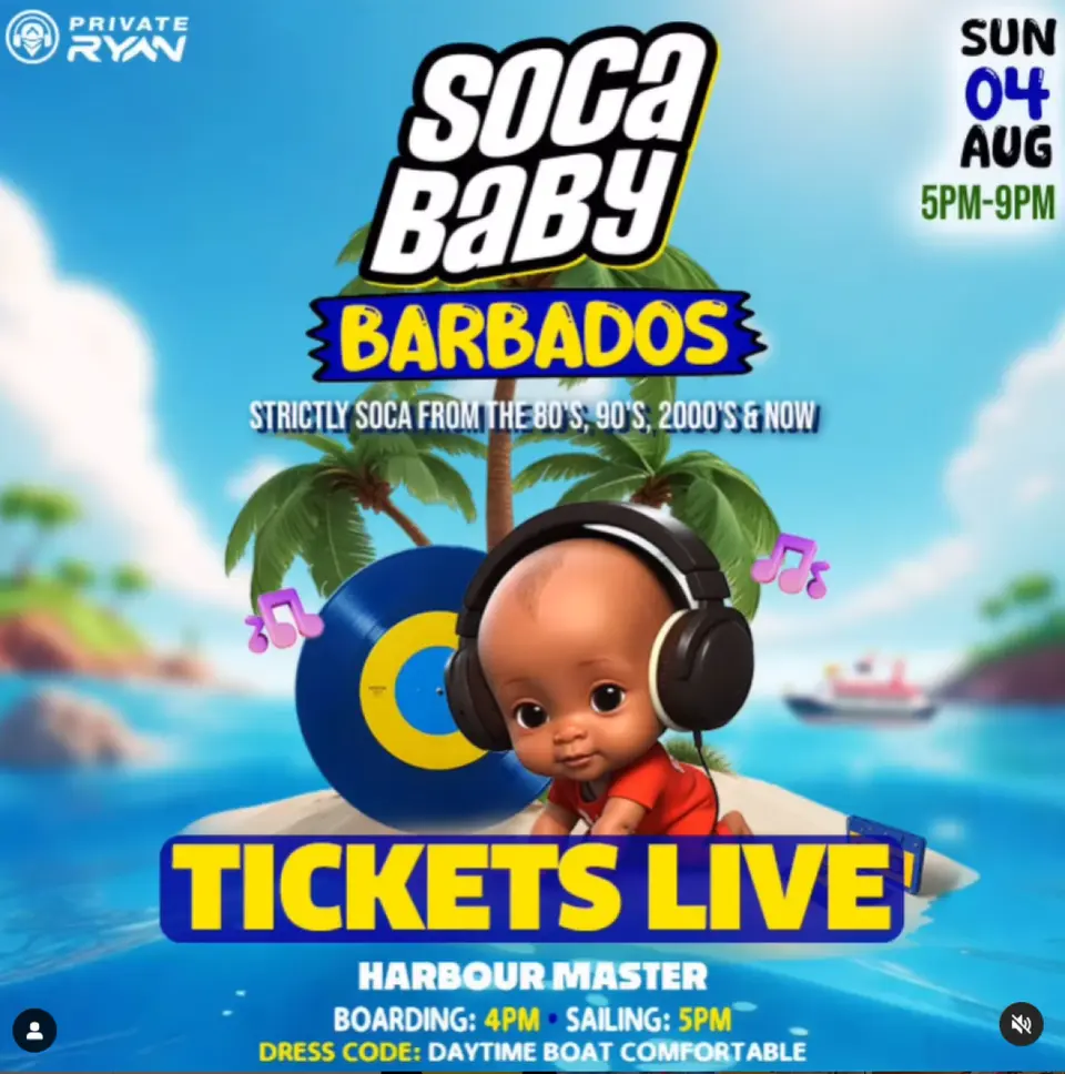 Soca Baby flyer or graphic.