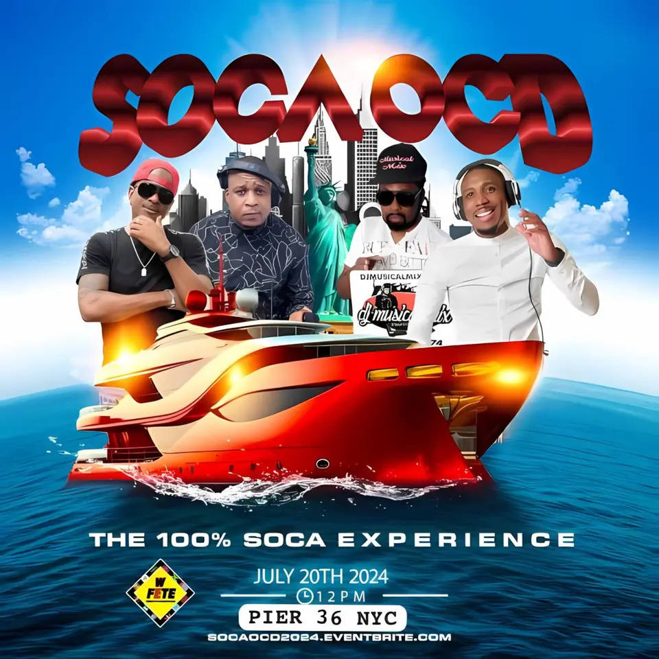 Soca OCD Boatride flyer or graphic.