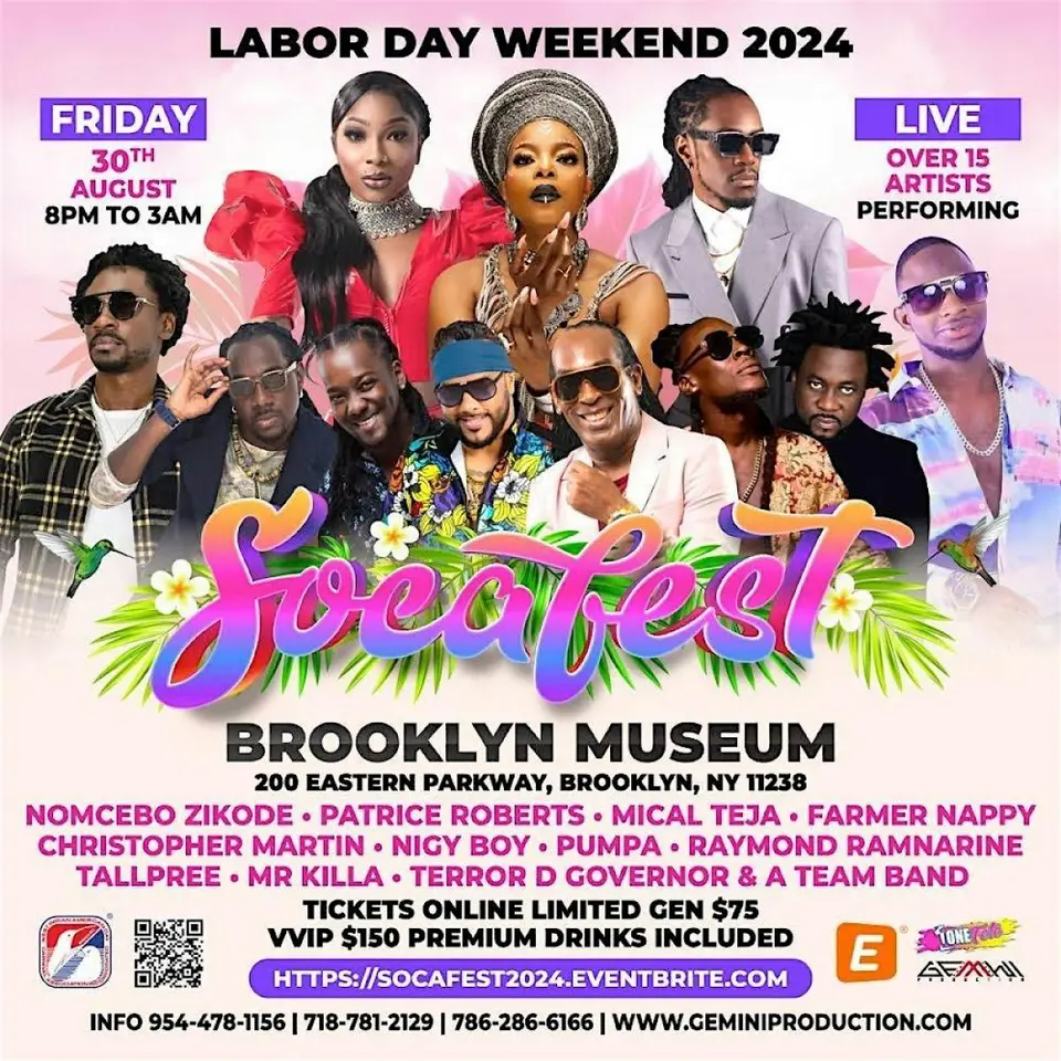 SocaFest flyer or graphic.