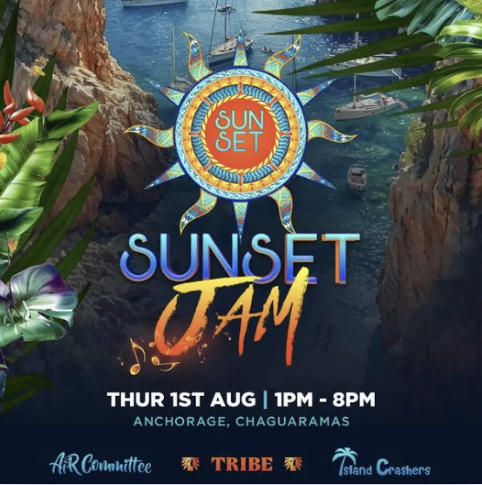 Sunset Jam flyer or graphic.