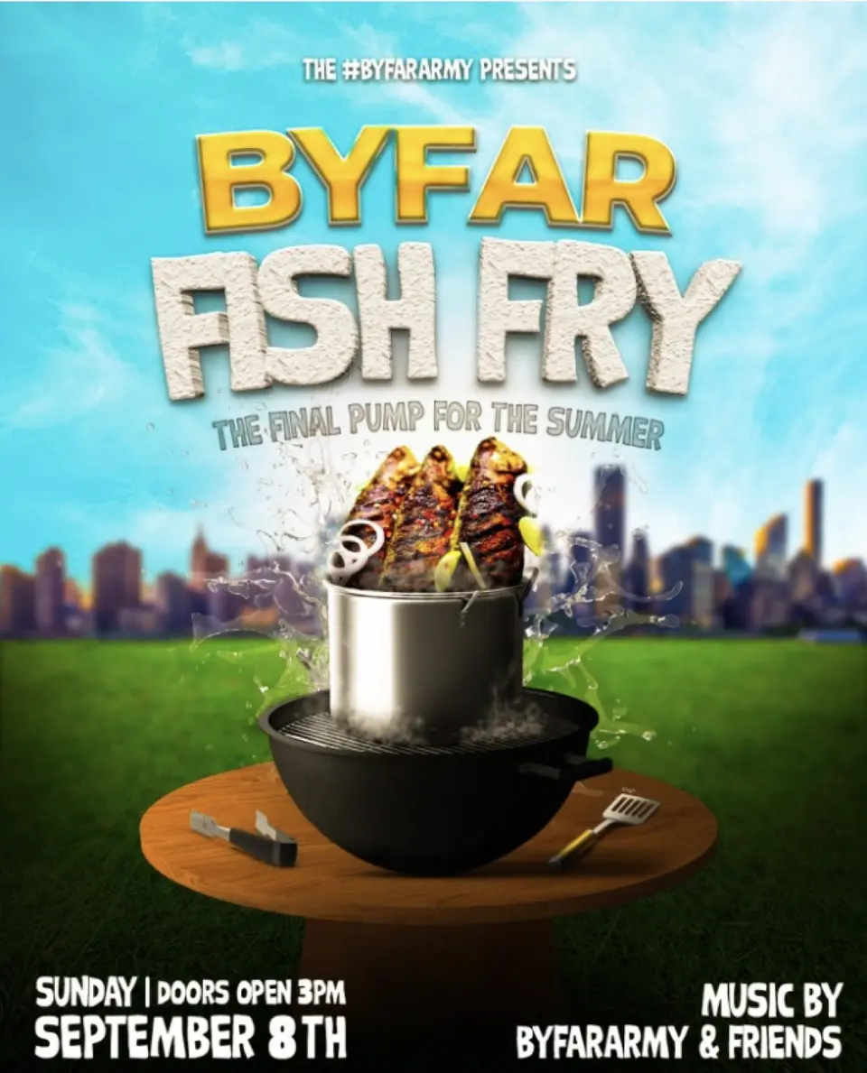 Byfar Fish Fry flyer or graphic.