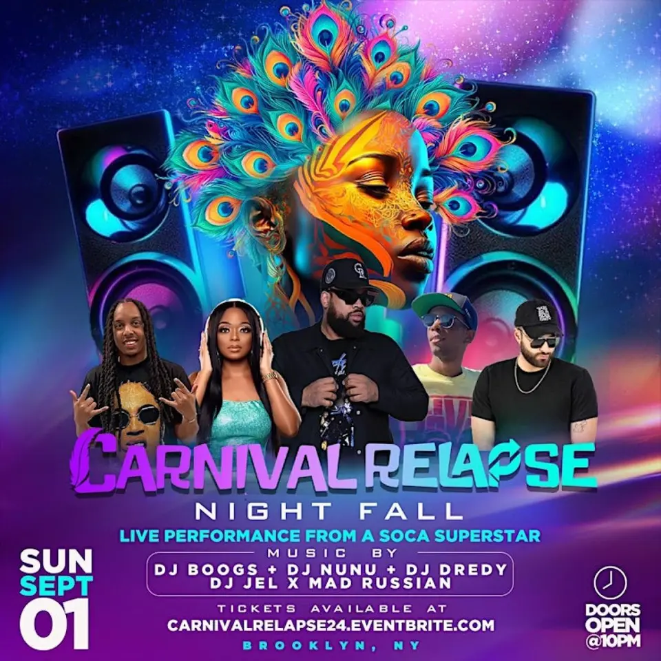 Carnival Relapse "NightFall" flyer or graphic.