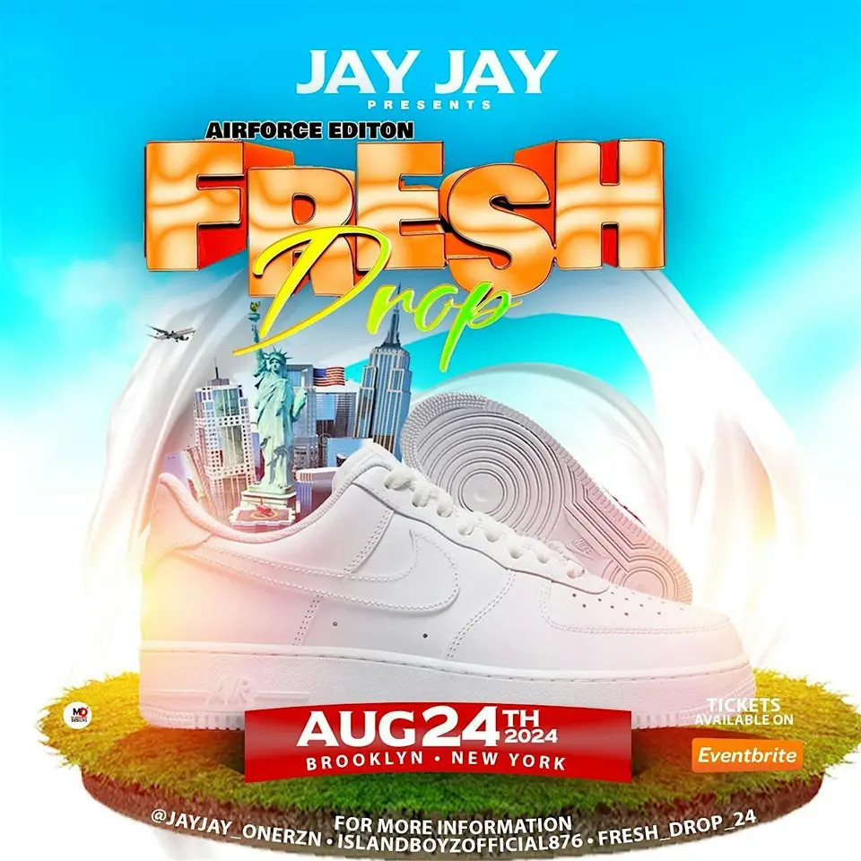 Fresh Drop The AirForce Edition flyer or graphic.