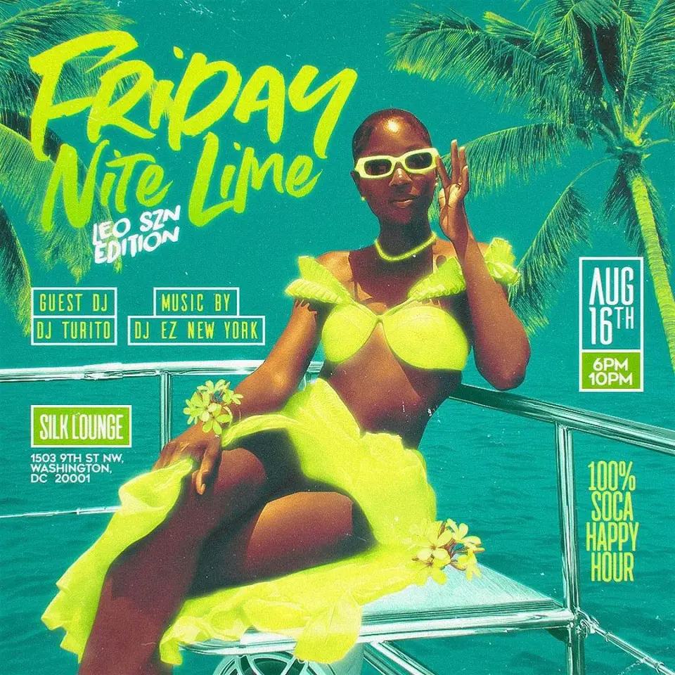 Friday Nite Lime flyer or graphic.