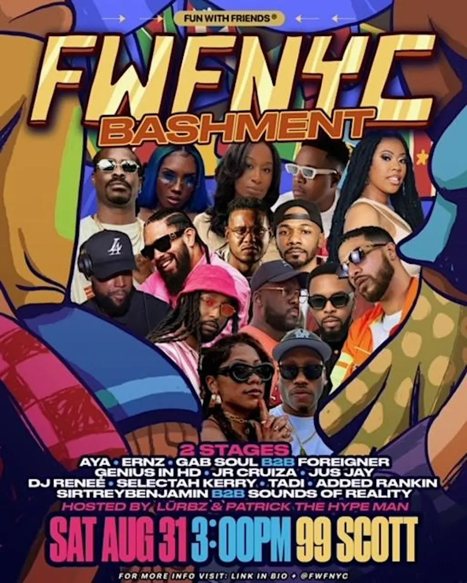 Fun With Friends Bashment flyer or graphic.