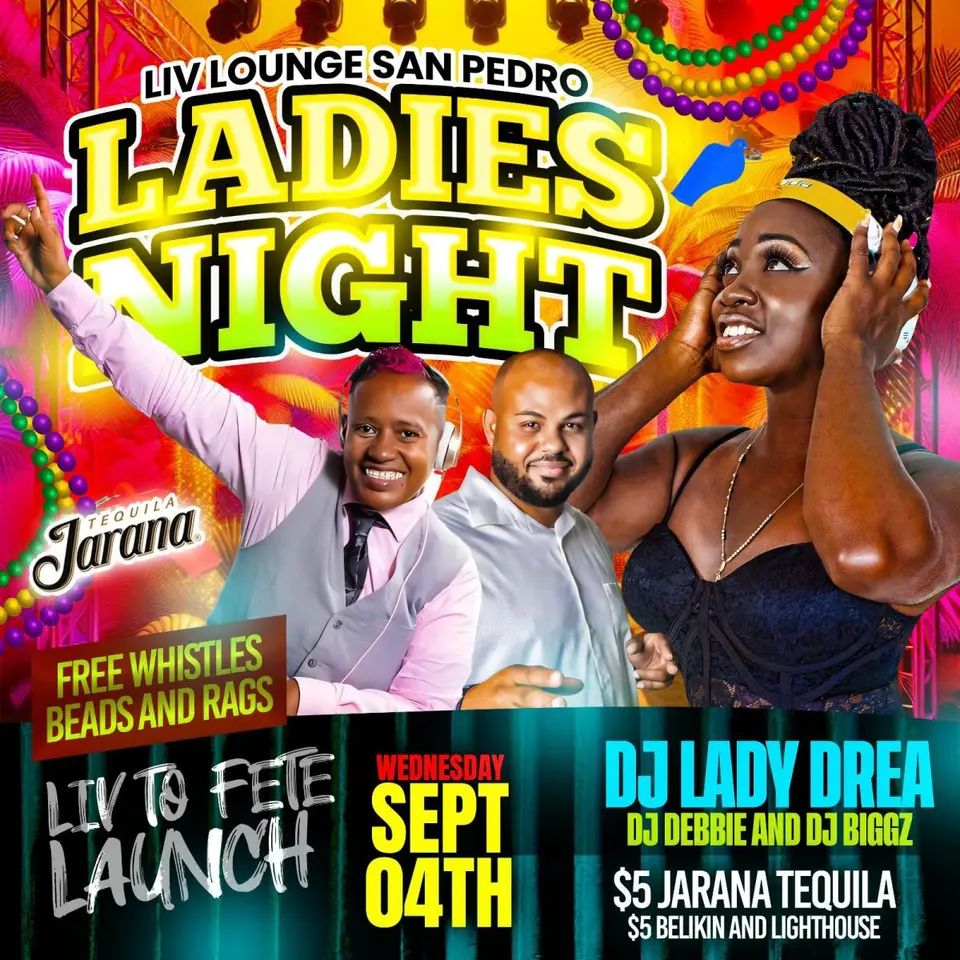 Ladies Night flyer or graphic.