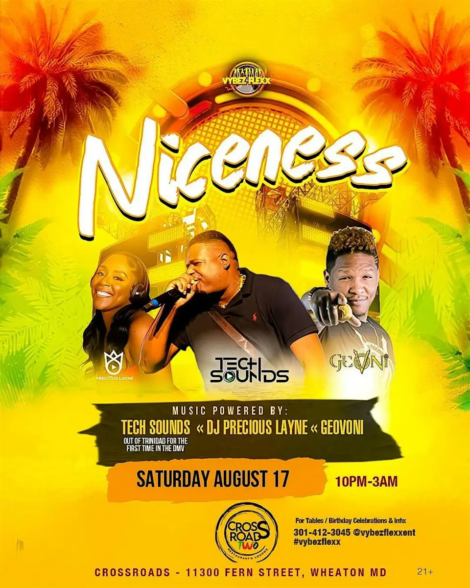 Niceness Caribbean Party flyer or graphic.