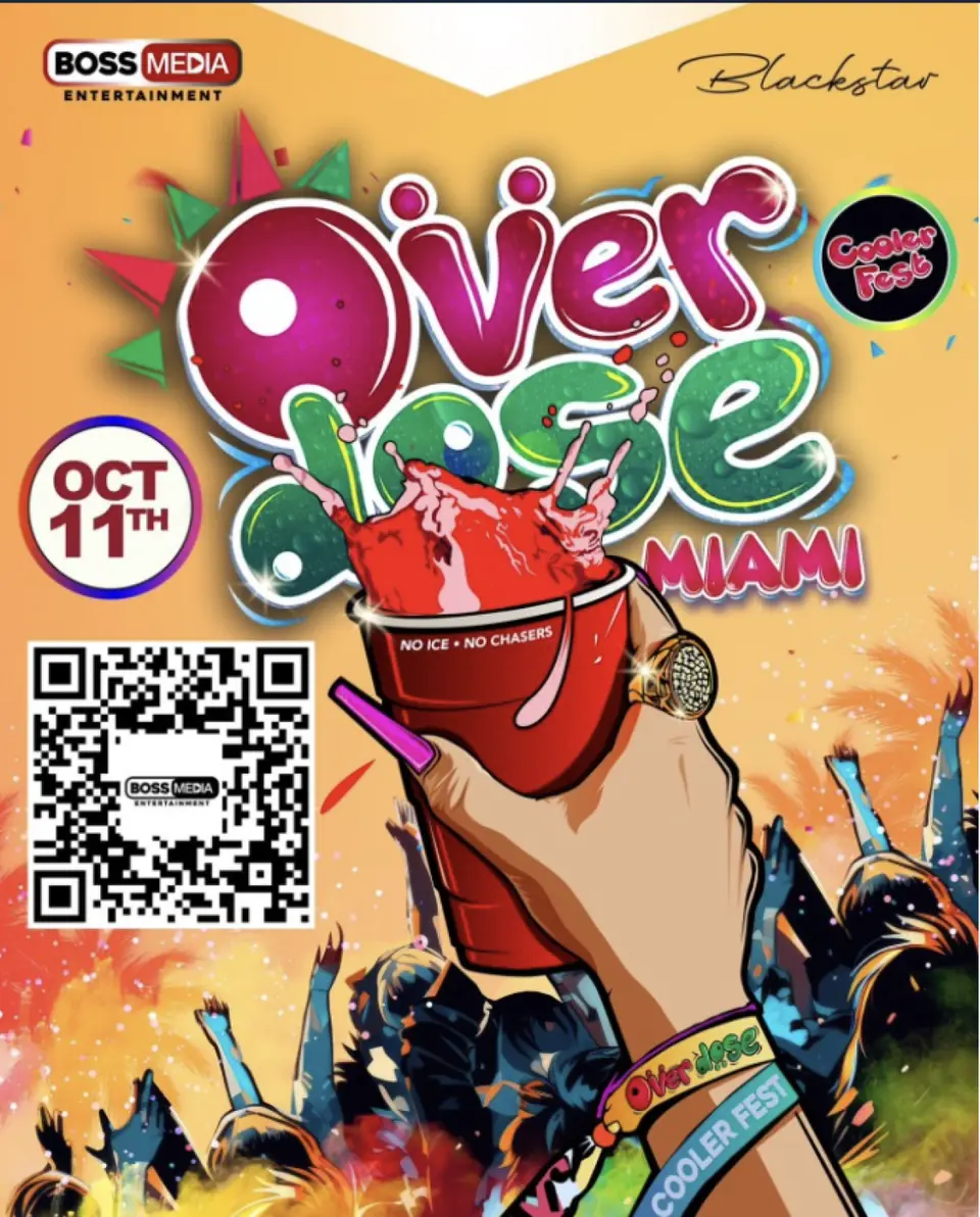 Overdose Cooler Fest flyer or graphic.