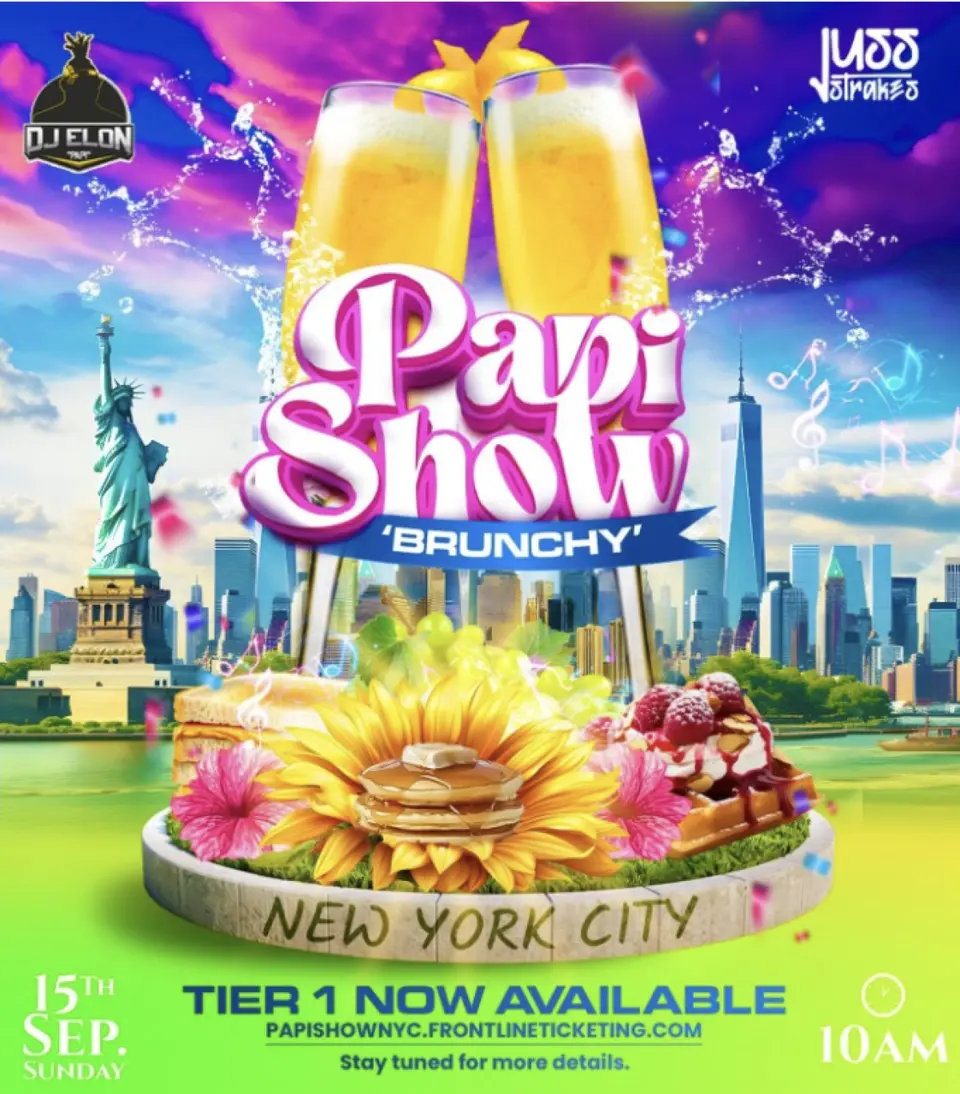 Papi Show flyer or graphic.