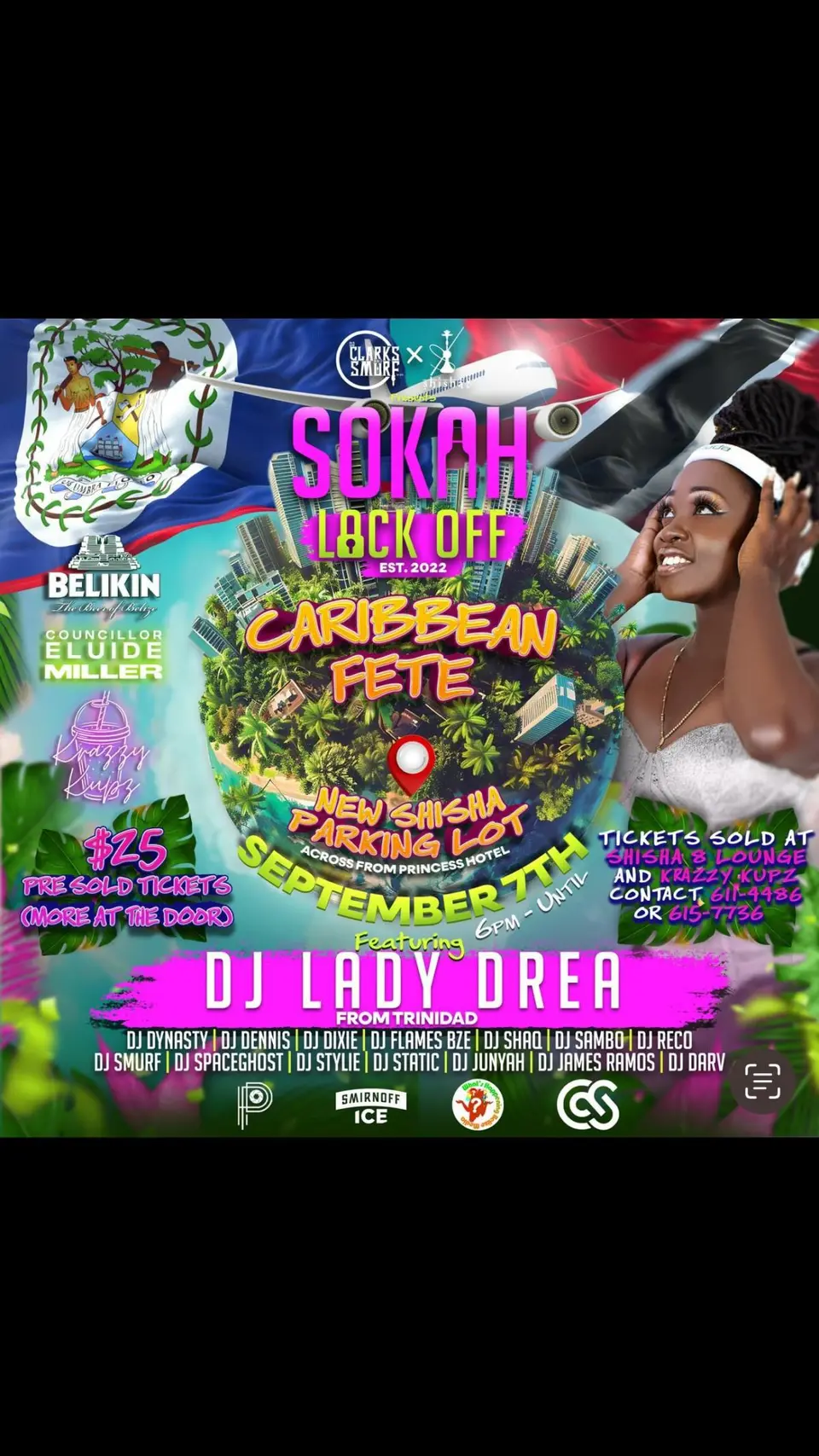 Sokah Lack Off flyer or graphic.