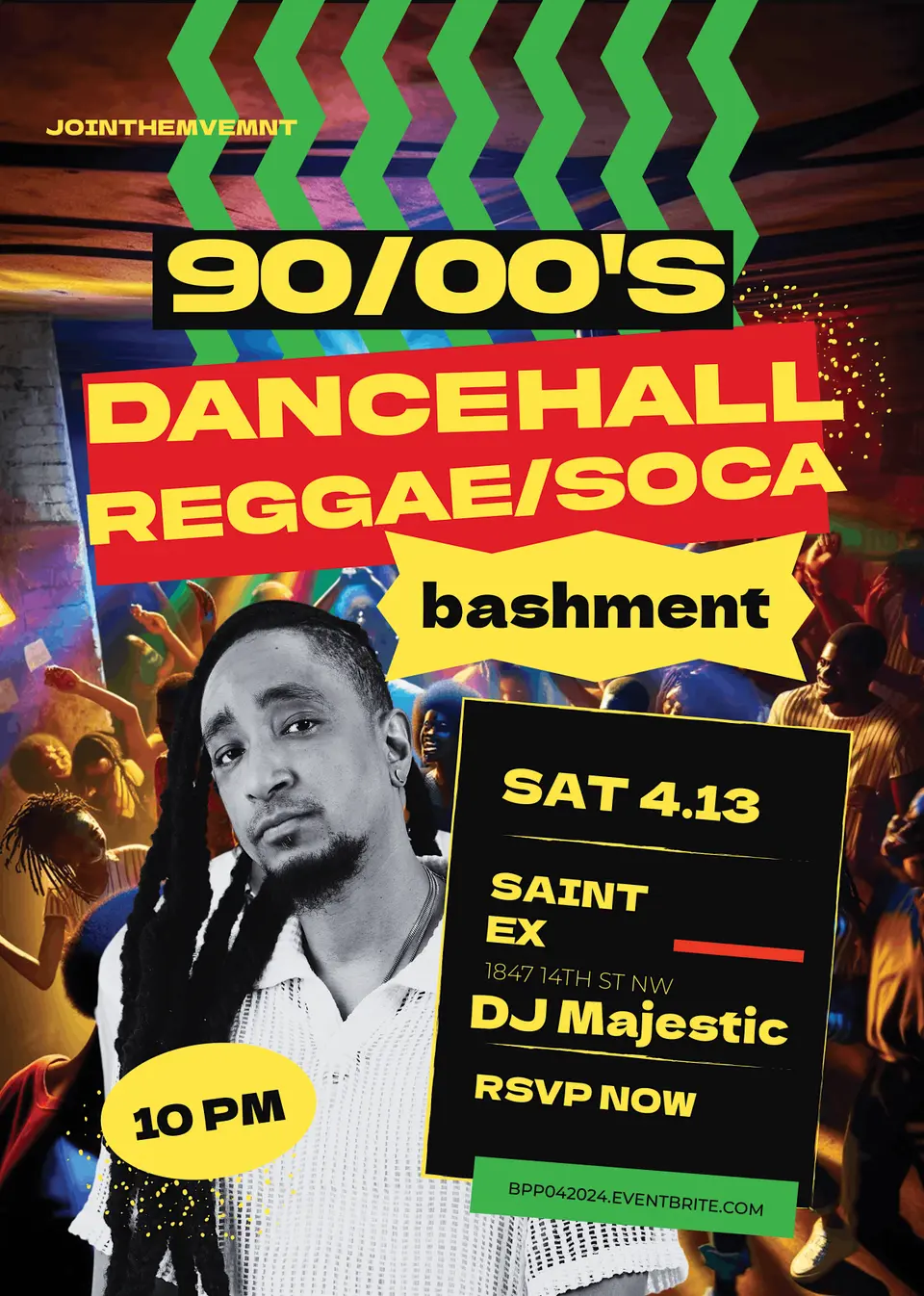 Big People Party flyer or graphic.