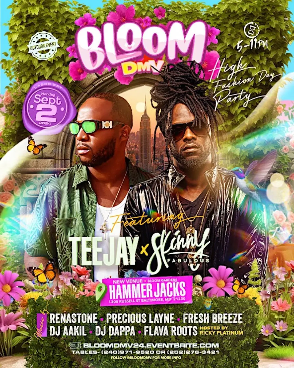 Bloom flyer or graphic.