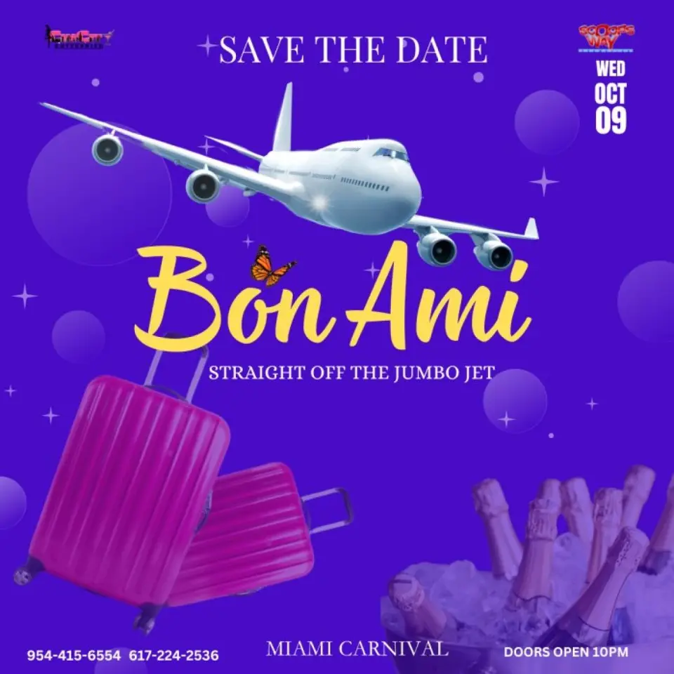 Bon Ami - Straight off the Jumbo Jet flyer or graphic.