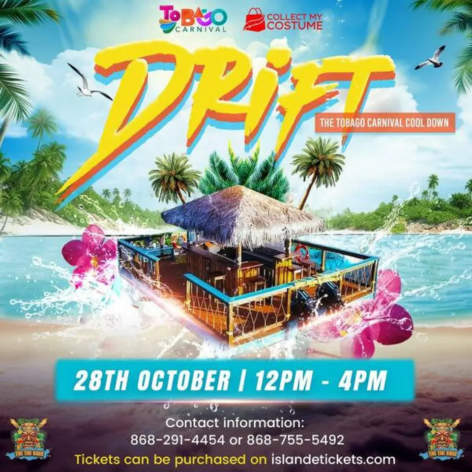 Drift & Drink flyer or graphic.