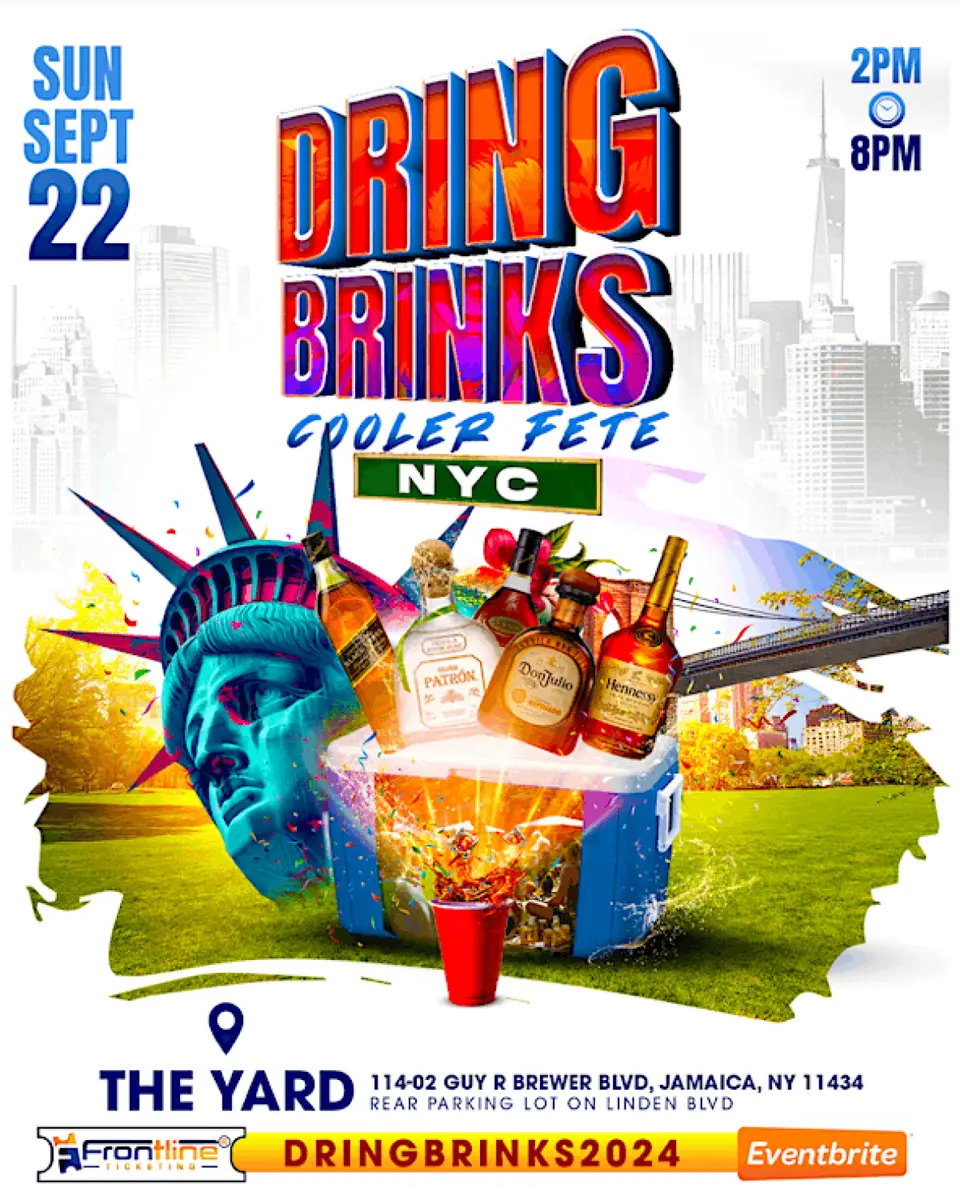 Dring Brinks Cooler Fete flyer or graphic.