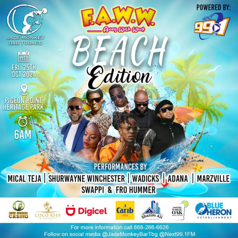 F.A.W.W. Tobago flyer or graphic.