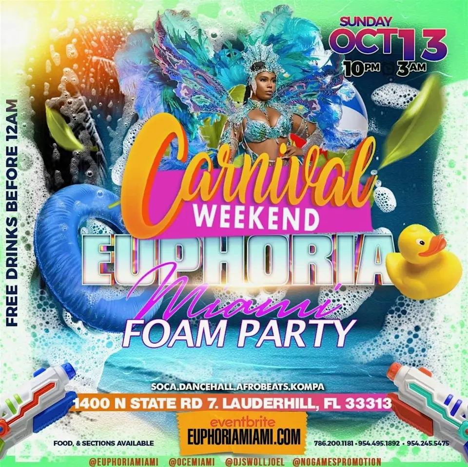 Foam Party flyer or graphic.