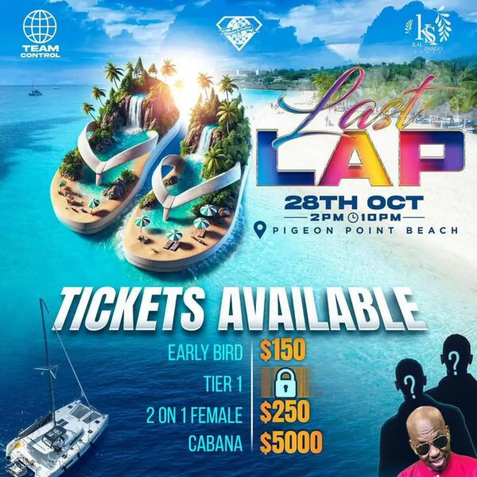Last Lap Tobago Carnival  flyer or graphic.