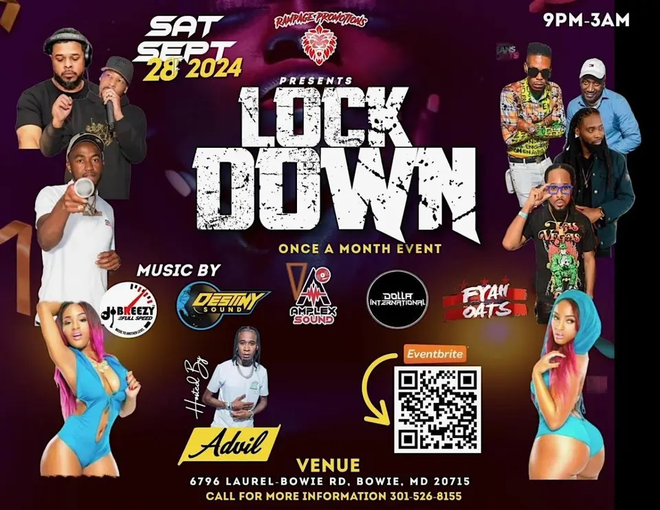 Lock Down flyer or graphic.