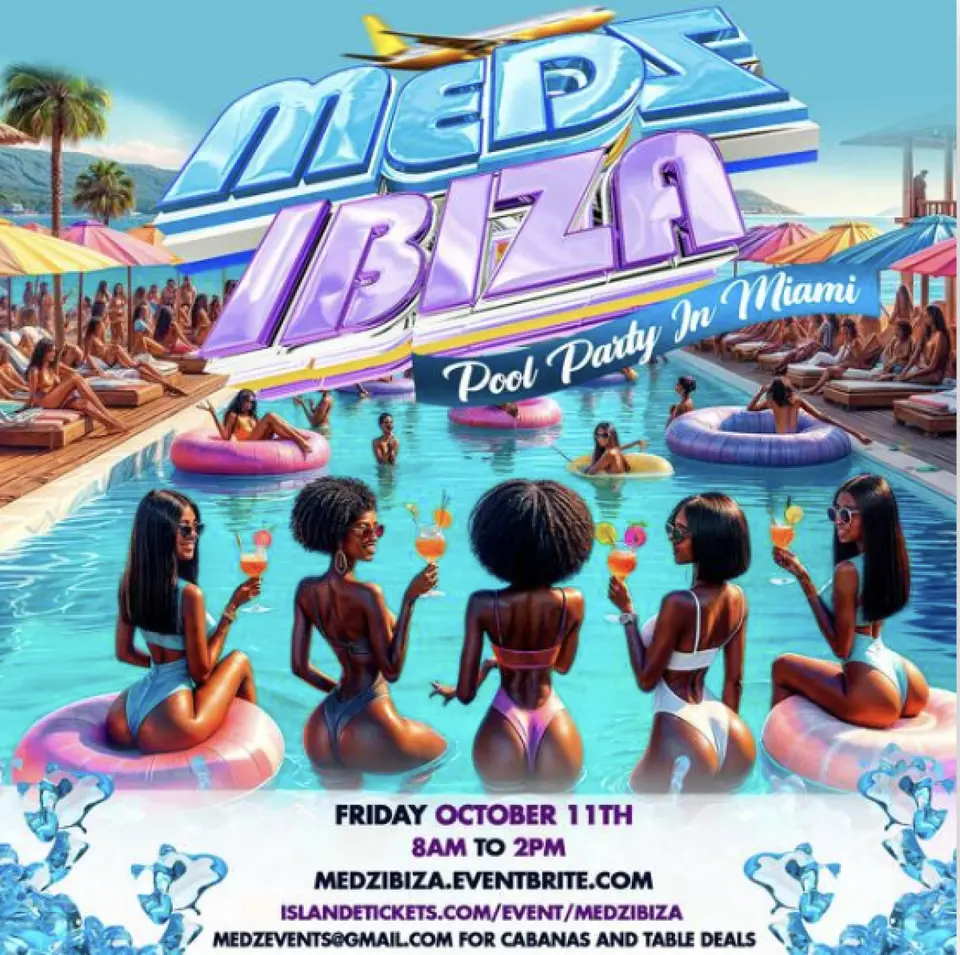 Medz Ibiza flyer or graphic.