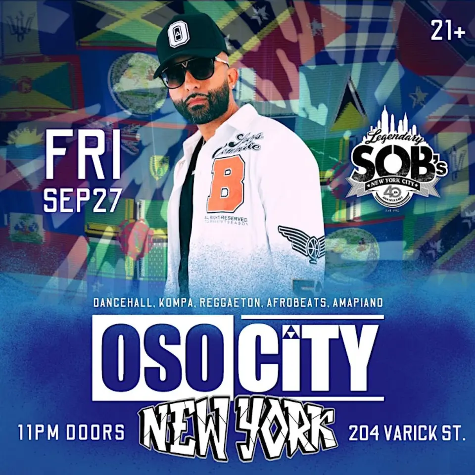 OsoCity: Live In NYC flyer or graphic.