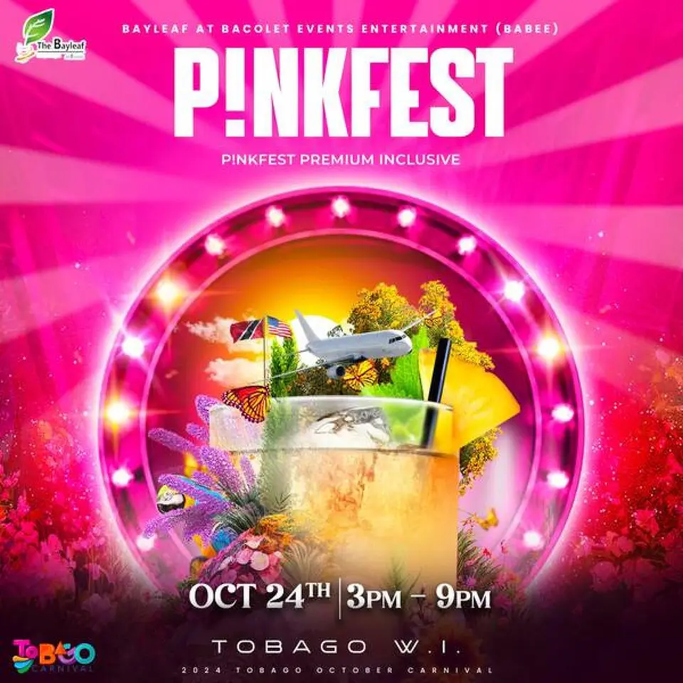 P!nkfest Tobago flyer or graphic.