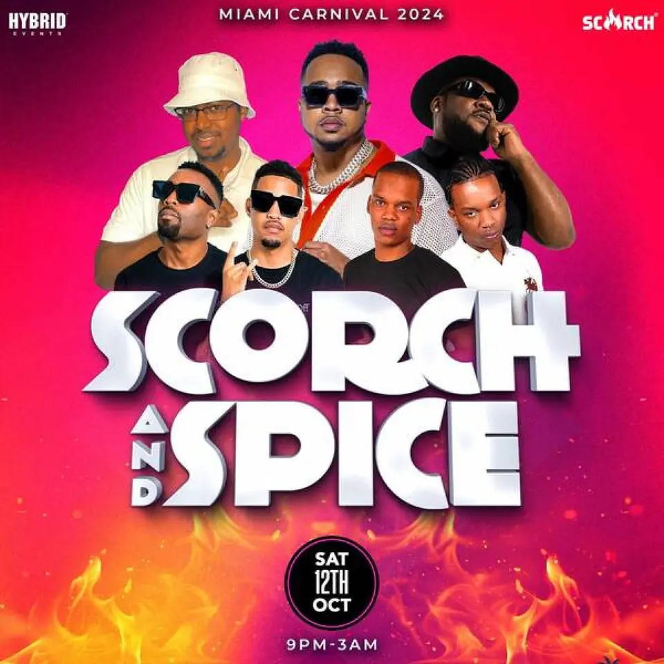 Scorch+ Spice flyer or graphic.