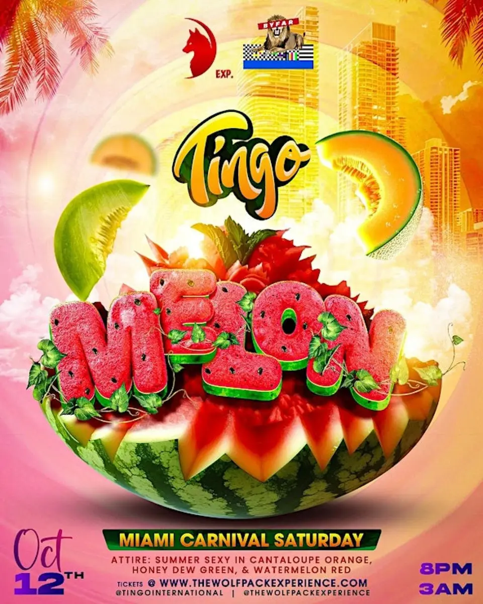 Tingo: Melon flyer or graphic.