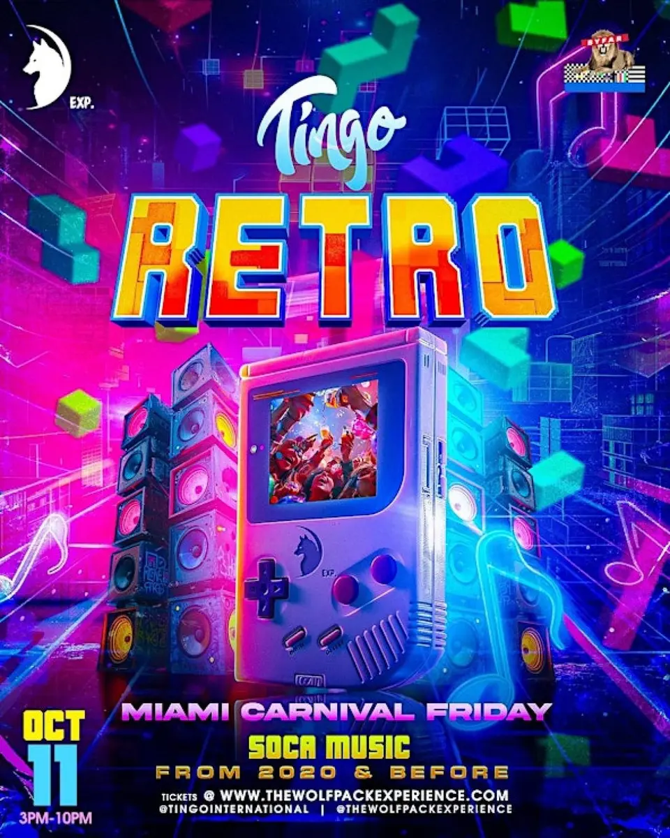 Tingo: Retro flyer or graphic.