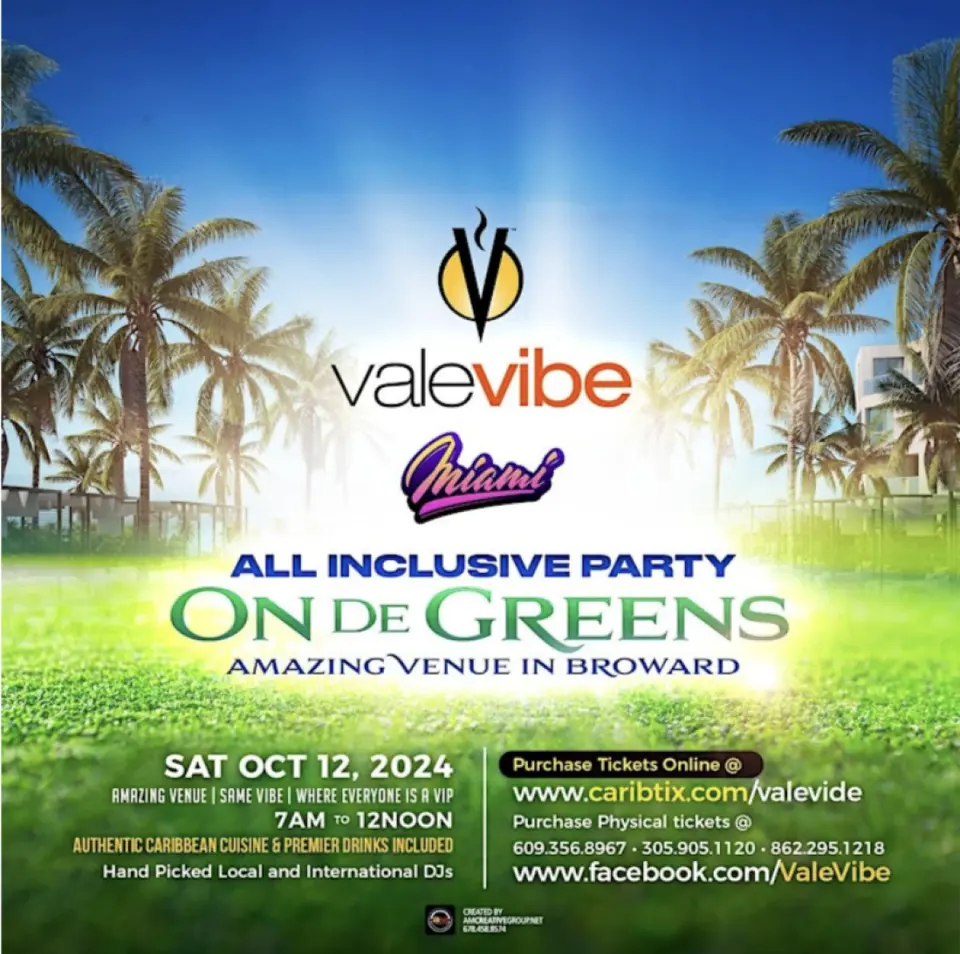 Vale Vibe Miami flyer or graphic.