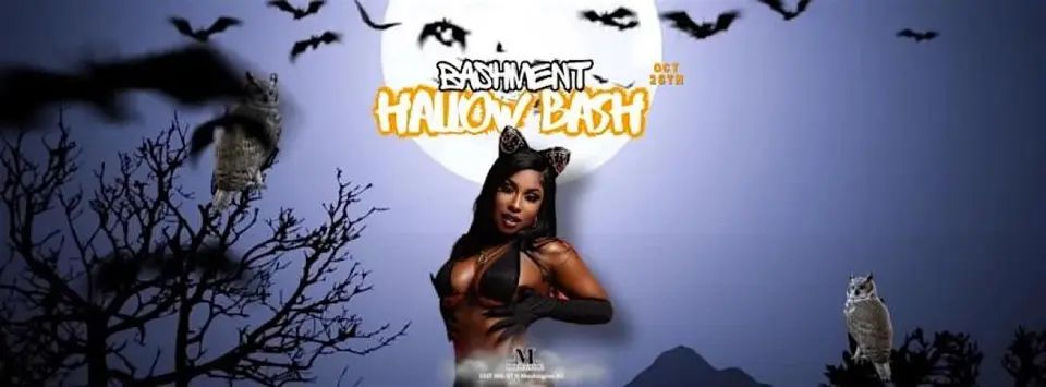 Bashment 9th installment - Hallow Bash flyer or graphic.