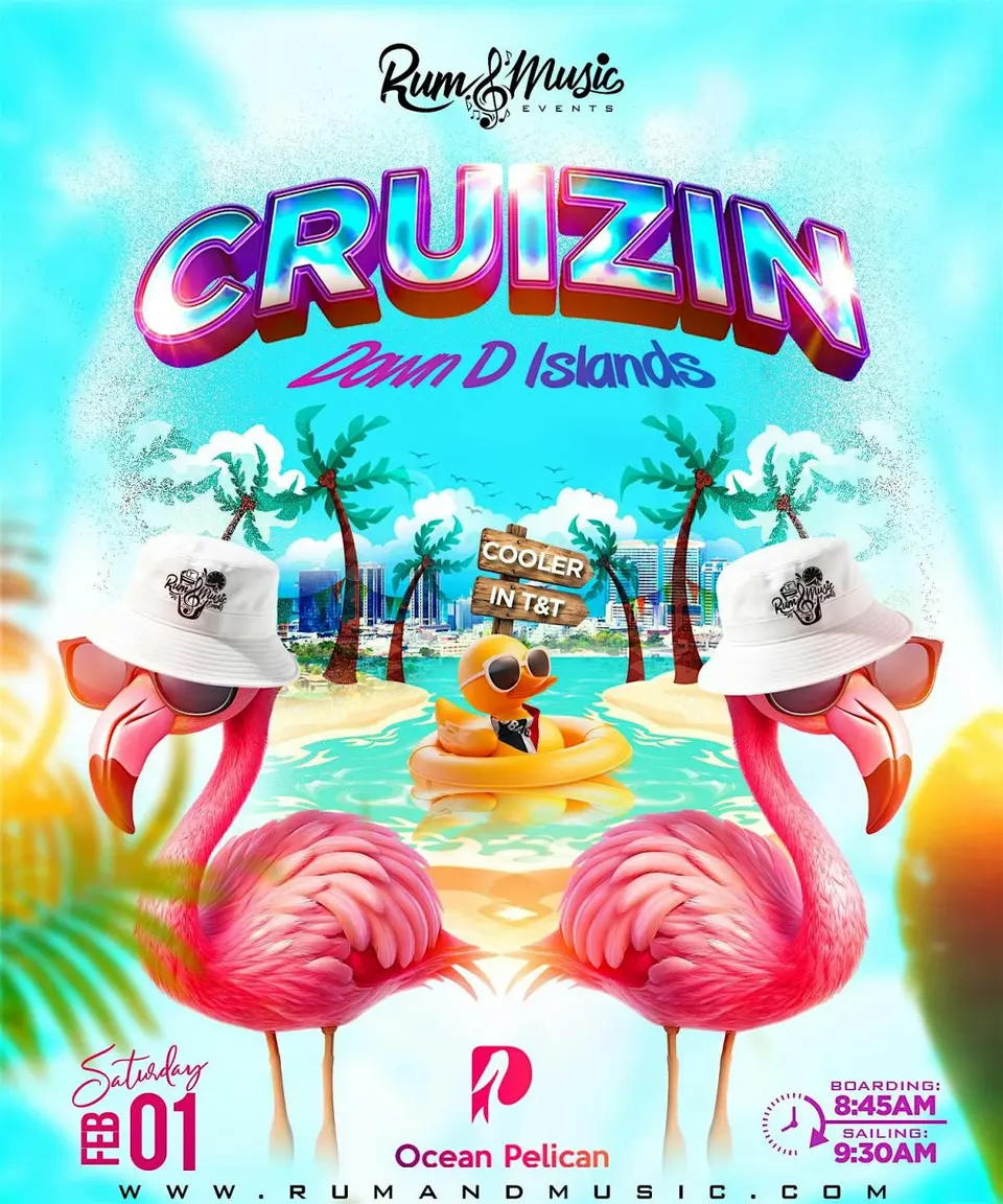 Cruizin Down D Islands flyer or graphic.