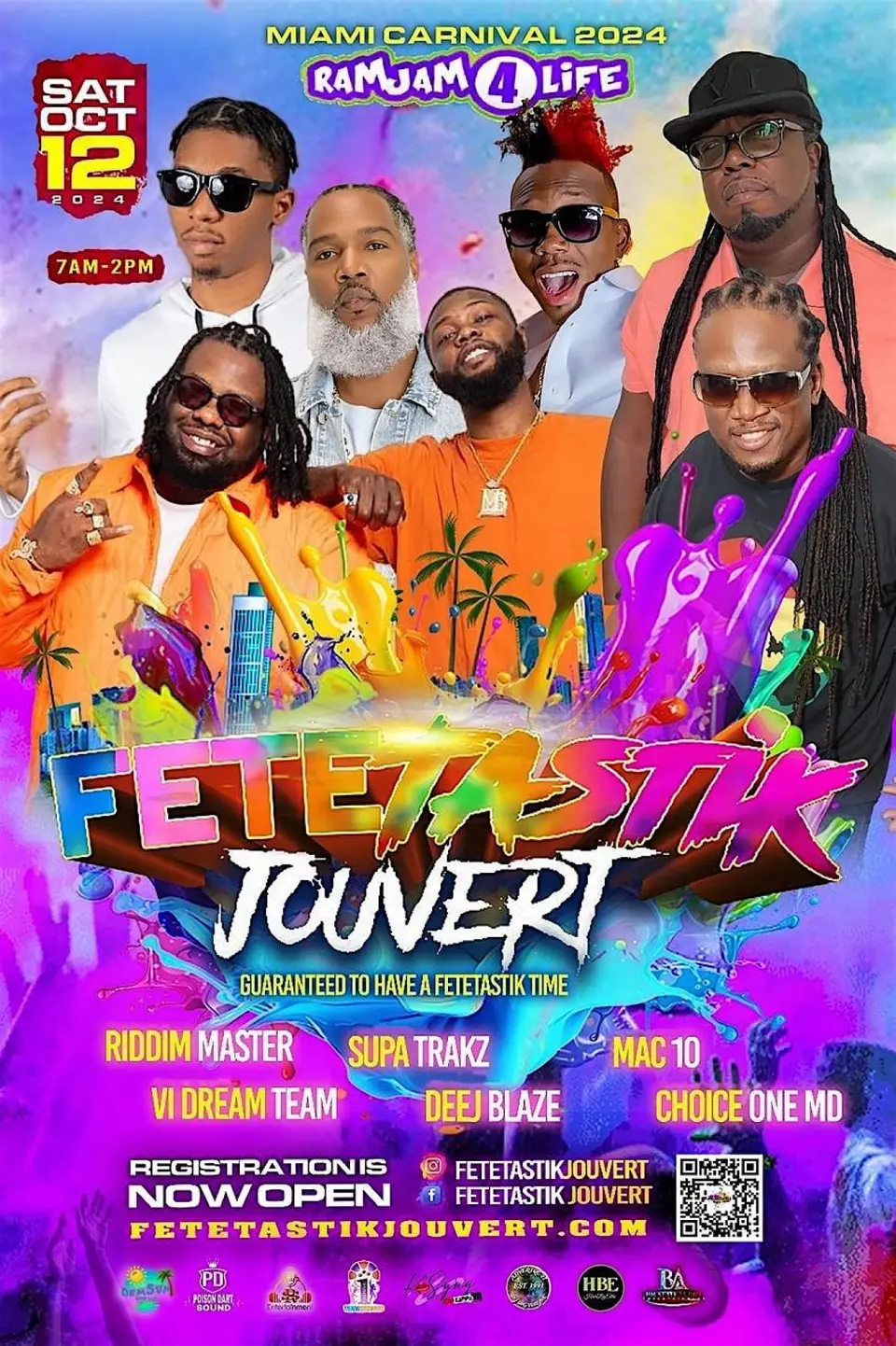 Fetetastik Jouvert flyer or graphic.