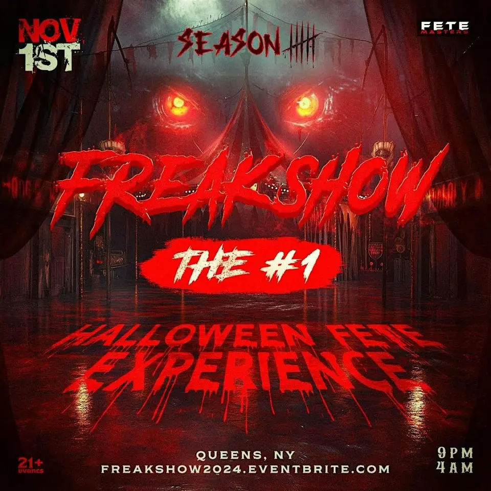 Freak Show flyer or graphic.