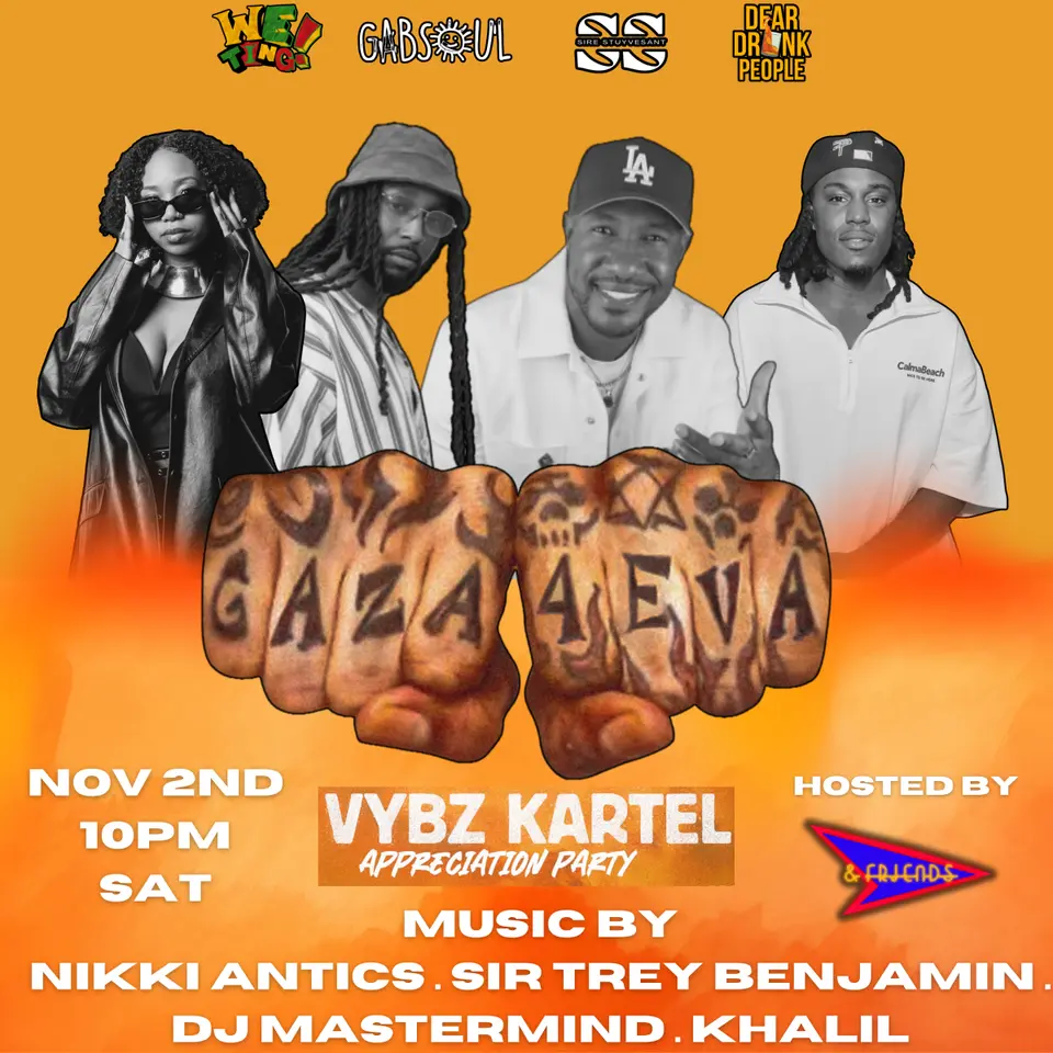 Gaza 4eva flyer or graphic.