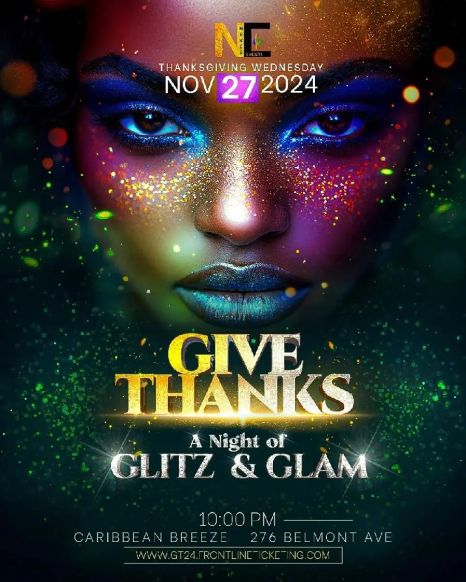 Give Thanks flyer or graphic.