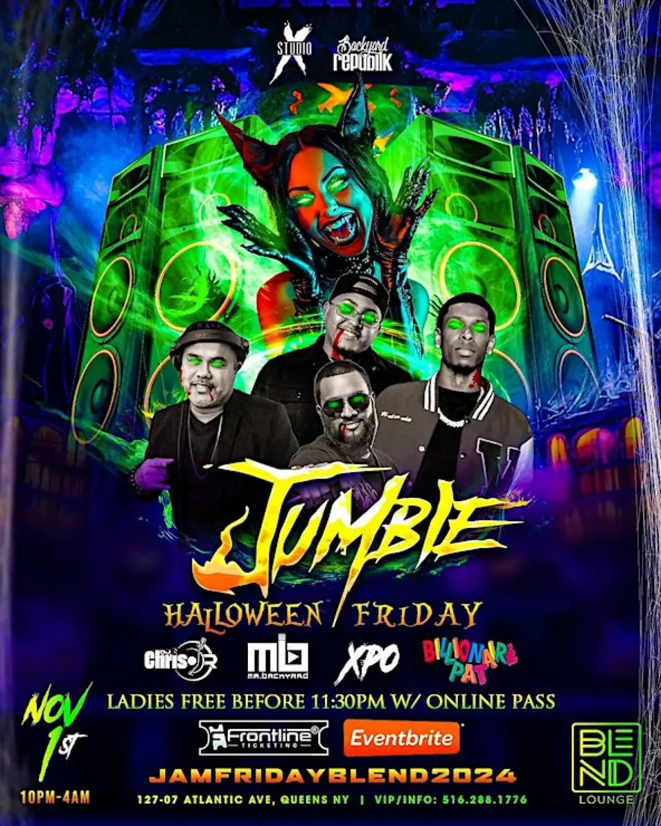 Jam Friday flyer or graphic.