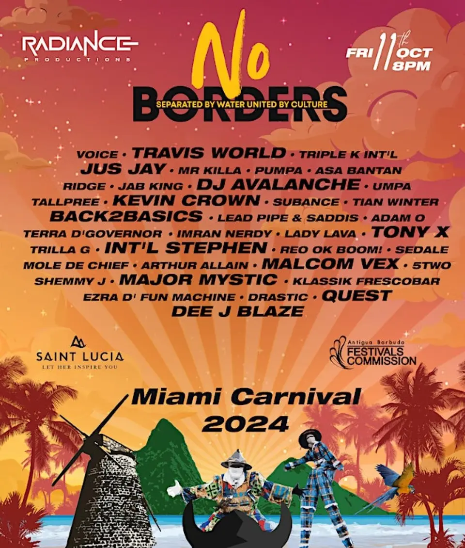 No Borders flyer or graphic.
