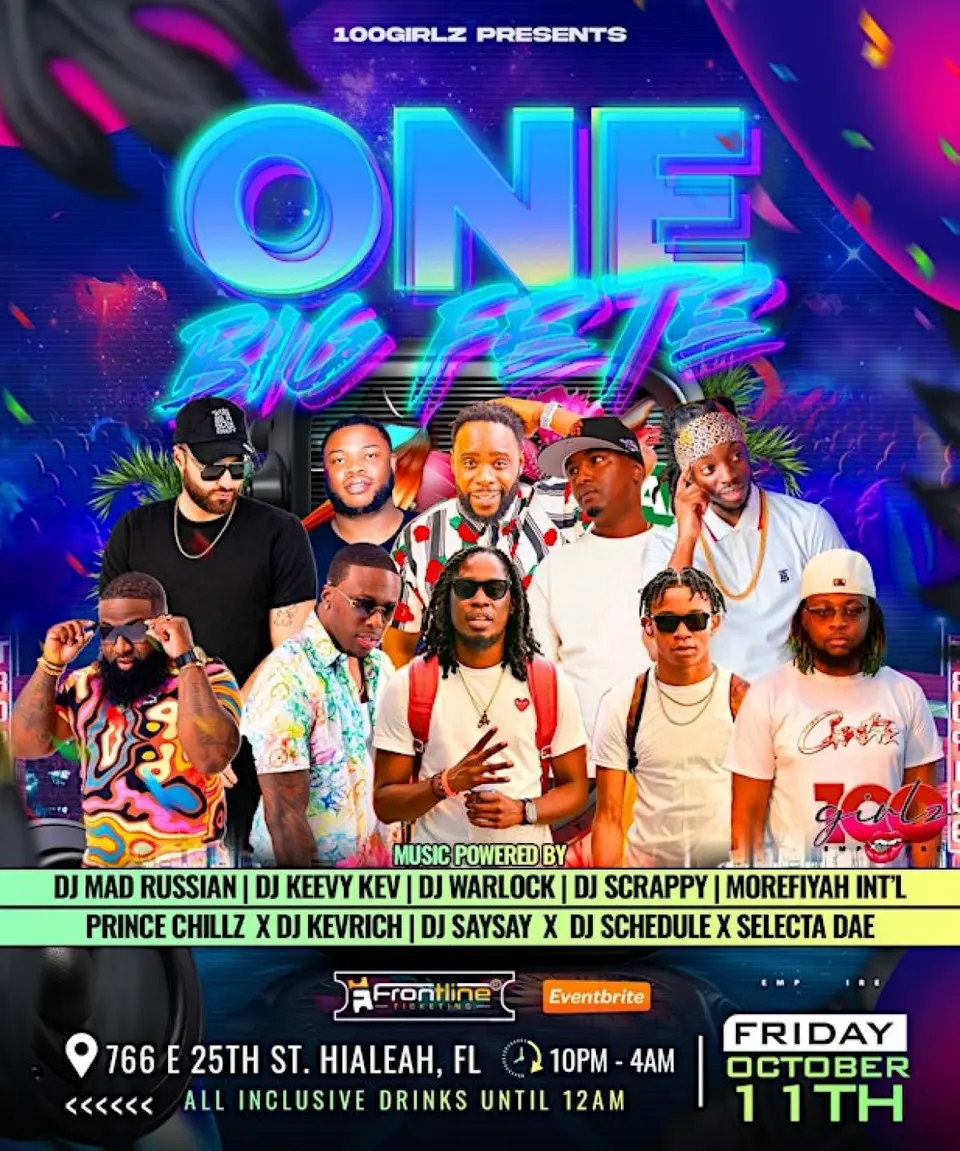 One Big Fete flyer or graphic.