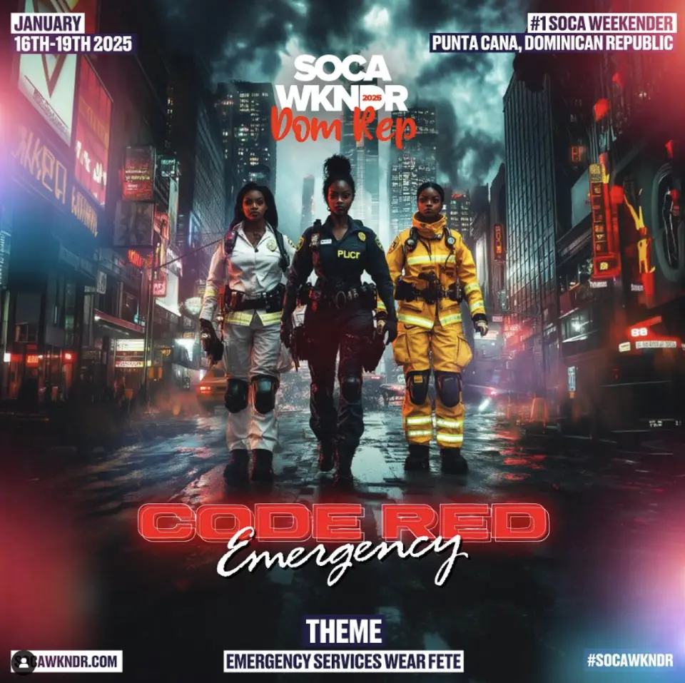 Soca Weekender: DR flyer or graphic.