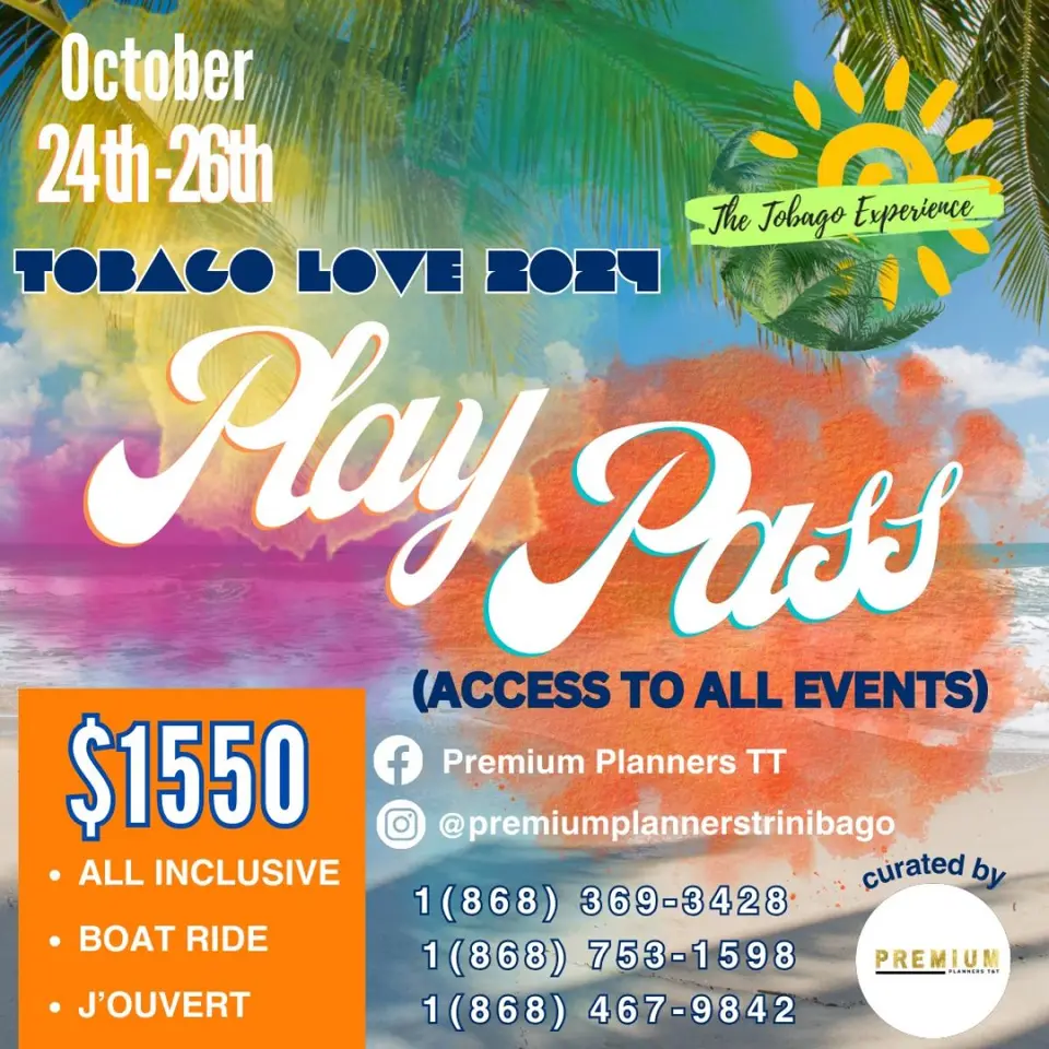 Tobago Love All-inclusive flyer or graphic.