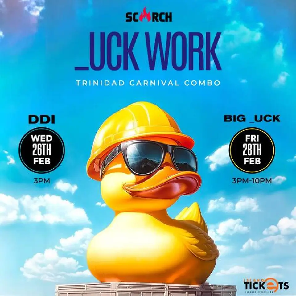 _uck Work The Combo: Marine Shop & Duck Shop flyer or graphic.