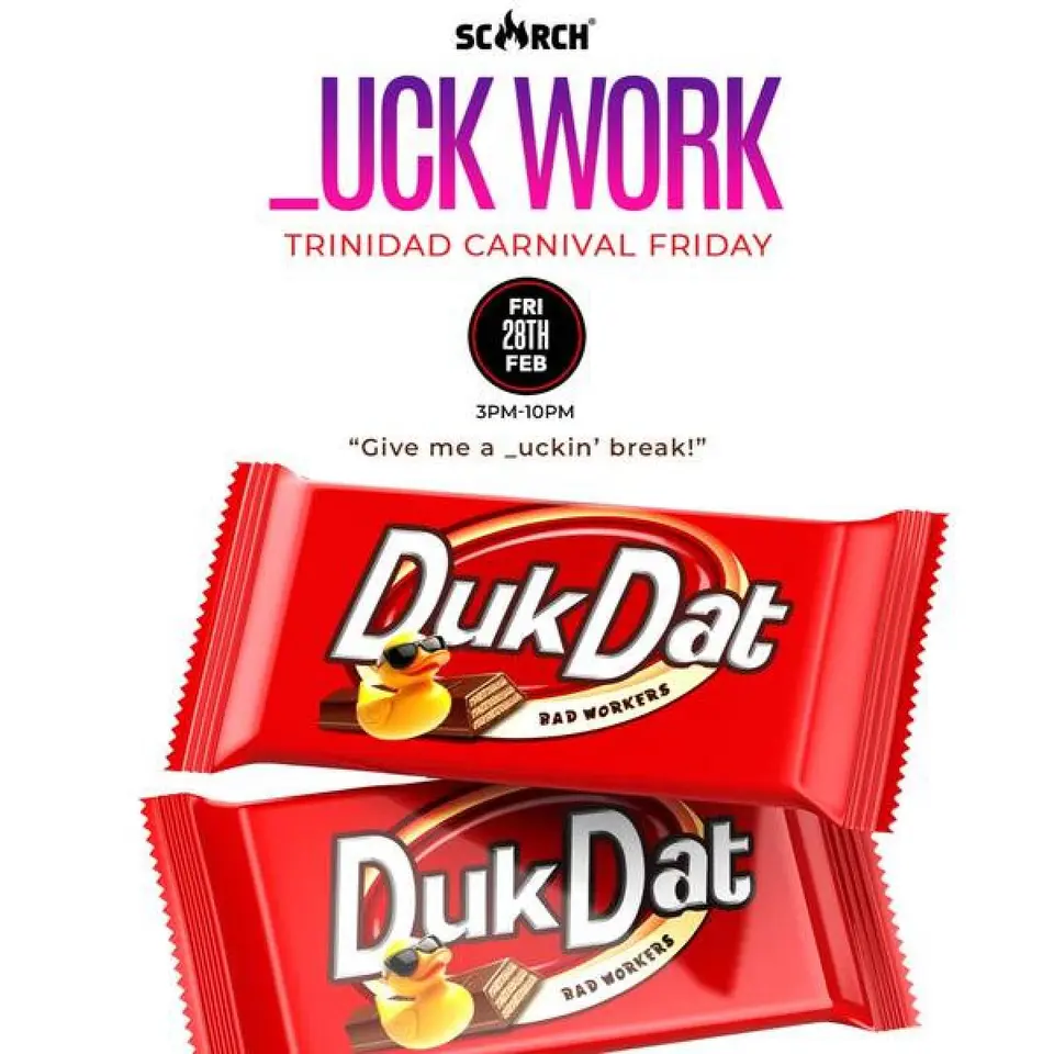 _uck Work: The Duck Shop flyer or graphic.